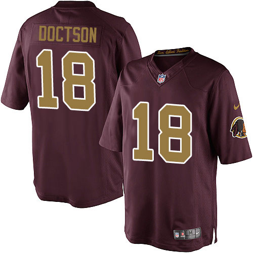 Youth Limited Josh Doctson Nike Jersey Burgundy Red Alternate - #18 80th Anniversary NFL Washington Redskins